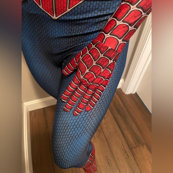 Original movie Spider-Man costume Adult cosplay Halloween men women unisex - Picture 8 of 13